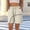 Beige, variant on Capri Shorts for Women Knee Length Only Moment Women's Athletic Workout Short Nylon,Spandex Summer Elastic Waist Casual Lightweight with Pockets Beige,L