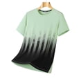 thumbnail image 5 of Workout Shirts for Men Plus Size Cooling Performance T-Shirt Gradient Print Short Sleeve Moisture Wicking Breathable Athletic Tops Size M-5XL, 5 of 5
