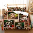 thumbnail image 4 of 2024 Book Duvet Cover Library Bookshelf Bedding Set Microfiber 3D Print Comforter Cover Full Twin King For Kids Teen With Pillowcases, 4 of 6