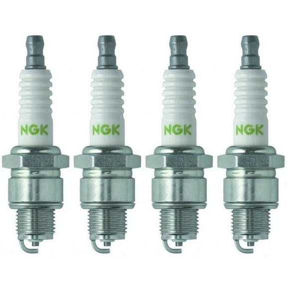 NGK BP8HN10 "V-POWER" Spark Plugs 4838 BP8H-N-10 (Set of 4)