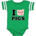 thumbnail image 3 of Inktastic I Love Pigs Boys or Girls Baby Bodysuit, 3 of 5