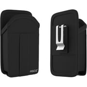 Agoz Zebra TC77 TC70 Scanner Holster, Rugged Carrying Case Pouch for Zebra TC75x, TC75, TC70x, TC70, TC72, TC77, M60, MC67 Handheld Barcode Touch Mobile Computer, Cover with Metal Clip & Belt Loops
