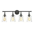 thumbnail image 3 of CHLOE Cheryl Contemporary 4 Light Rubbed Bronze Bath Vanity Fixture 30" Width, 3 of 7