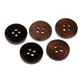 Pack of 50 4 Holes Wooden Buttons Wooden Button Decorative Buttons for ...