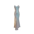 thumbnail image 2 of Vestido de francés para mujer, vestido formal ajustado con tirantes finos para vacaciones SG, 2 of 8