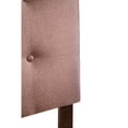 thumbnail image 4 of Home Bedroom Furniture Super Nova Brown Twin Upholstered Tufted Panel Headboard, 4 of 6