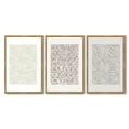 thumbnail image 4 of SHENIFY Boho Abstract Wall Art 16x24in3pcs Natural Framed Mid-Century Tan Geometric Landscape Abstract Shapes Cozy Neutral Modern Minimalist Painting Decorative Artwork, 4 of 5
