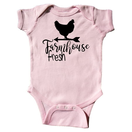 

Inktastic Farmhouse Fresh Chicken Gift Baby Boy or Baby Girl Bodysuit