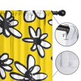 thumbnail image 4 of Blackout Kids Curtains,Yellow Daisy Flower Pattern Childrens Insulated Curtains Set Of 2,Bedroom Essentials,Toddler Room Decor 42"x84", 4 of 5