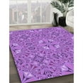 thumbnail image 3 of Ahgly Company Machine Washable Indoor Rectangle Transitional Heliotrope Purple Area Rugs, 2' x 3', 3 of 7