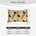 thumbnail image 4 of Uemuo Musical Instruments Print Throw Pillow Case – Cozy & Soft Cushion Cover, Hypoallergenic Pillow Case for Sleeping, Perfect for Women with Envelope Closure-14"x20", 4 of 6