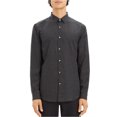 thumbnail image 1 of Theory Mens Murrary Button Up Shirt, Grey, Medium, 1 of 1