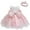 Pink, variant on 0-5 Yrs Toddler Girls Dress Knee-length Bowknot Lace Tutu Tulle Flower Girl Dress Birthday Pageant Dresses for Baby Girls,Wine Red 0-1 Years Old