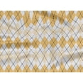 thumbnail image 5 of oneOone Rayon Yellow Fabric Argyle Check Fabric For Sewing Printed Craft Fabric By The Meter 56 Inch Wide, 5 of 5