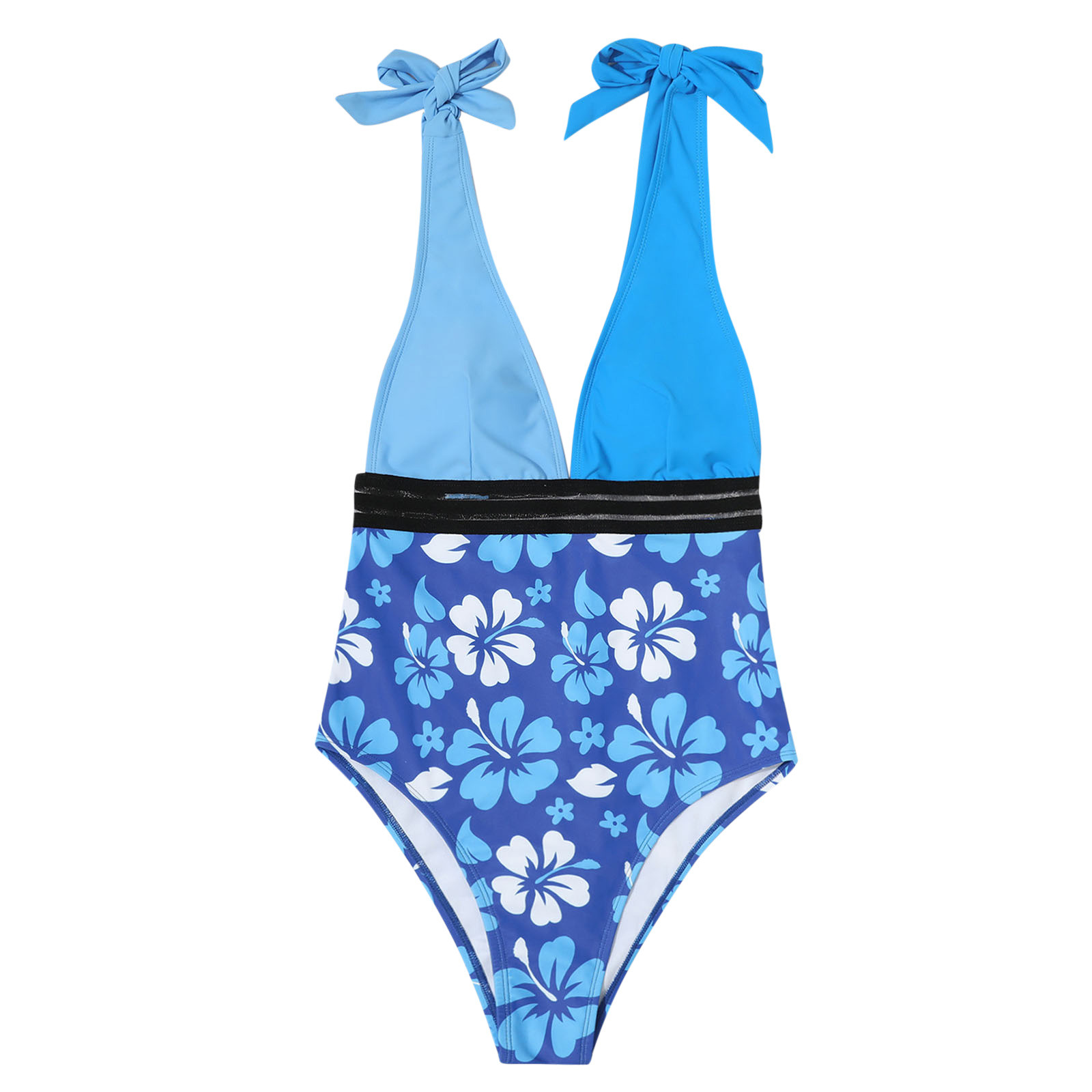 SOOMLON Womens Romper Swimsuit Backless Swimsuit 2023 Swimwear Floral ...