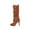 Brown, variant on Puntoco Winter Warm Boots Clearanc Winter Large Size for Women Pointed Soled Thick Ladies High Heels Shoes Gray 9.5(43)