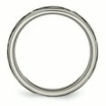 thumbnail image 2 of Titanium 8mm Laser Design Polished Band, 2 of 10