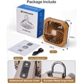 thumbnail image 2 of ZJQYDS Portable Camping Fan with LED Lantern, 40H Rechargeable Battery Operated Quiet Tent Fan with Hanging Hook for RV Car Beach Outdoor Hurricane Emergency Outages, 2 of 7
