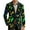 Black, variant on Men's Corduroy Blazer - Carnival Printed Warm Pocket Casual Suit Jacket, Black, L