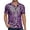 Purple, variant on Men's Polo Shirts, Men's Casual Short Sleeve Lapel Shirt 70 Disco Nightclub Party T Shirt Shirt Purple XXL