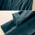 thumbnail image 6 of Women's Linen Blazer Jacket Lightweight Button Lapel Casual Long Sleeve Work Office Summer Jackets Womens Loose Casual Blazer with Pocket, 6 of 6