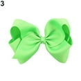 thumbnail image 4 of 1Pc Cute Kids Girls Large Bow Alligator Knot Ribbon Hair Clip Accessories, 4 of 7