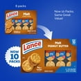 thumbnail image 2 of Lance Sandwich Crackers, Malt with Peanut Butter, 10 Individually Wrapped Packs, 6 Sandwiches (Pack of 8), 2 of 5