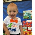 thumbnail image 4 of Dinosaur First Birthday Shirt Outfit 1st Cake Smash Boy One Rawr Bow Tie Suspenders 12 months, 4 of 4