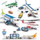 thumbnail image 2 of Juegos de pasajeros de avión de ciudad, Kits de estación de Aeropuerto de Terminal de amigos, modelo de helicóptero, bloques de construcción, juguetes de construcción para niños, 2 of 4