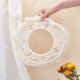 thumbnail image 5 of 2 juegos, 2 estilos: Espejo de pared colgante de macramé con flecos bohemios, mini espejo de pared, espejo decorativo redondo con flecos de macramé, 5 of 6