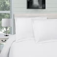 thumbnail image 2 of 300-Thread Count 100% Egyptian Cotton Lightweight Solid Duvet Cover Set White / Twin, 2 of 5
