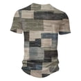 thumbnail image 4 of IROINNID Men'S T-Shirts Big and Tall T Shirts for Men, Lightweight Thin Basic Round Neck Summer Plaid Casual Loose Tops, 4 of 5