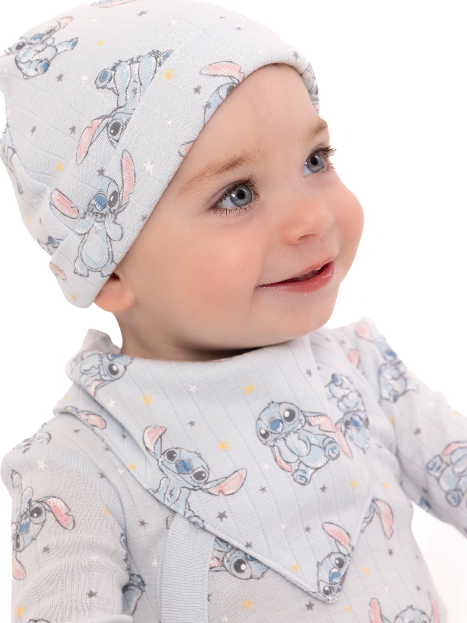 Disney Baby Wishes and Dreams Character Baby Allover Print Take Me Home Set, 4-Piece, Sizes Preemie-6/9 Months
