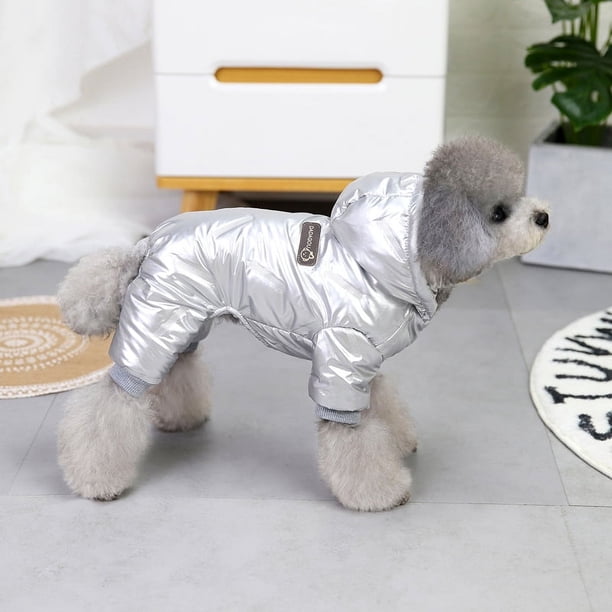 Ropa para mascotas, chaqueta acolchada de algodón para otoño e invierno, ropa para perros, ropa impermeable para mascotas de cuatro patas, ropa acolchada de algodón para cuatro patas