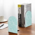 thumbnail image 5 of Naloa Blue Bright 2 Pcs Bookend Large Capacity Office Book Ends for Home Office Library School Study Decoration, 5 of 8