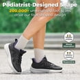 thumbnail image 2 of FitVille Wide Women's Walking Shoes Breathable Mesh Workout Sports Gym Sneakers, 2 of 6