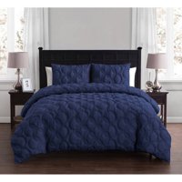 VCNY Home Atoll Circular Embossed 2/3 Piece Bedding Duvet Cover Set with Shams, Multiple Colors and Sizes Available