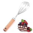 thumbnail image 1 of Batidor de huevos con mango de madera Alambre Globo Batidor Leche Batidor de huevos Mezclador de huevos Cocina Manual Agitador de huevos LingWen 8390615900911, 1 of 1