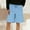 Blue, variant on Running Shorts Men's Shorts Drawstring Elastic Waistband Slanted Pockets Khaki 2X