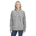 thumbnail image 1 of J America Women's Quarter-Zip Pullover, 1 of 3