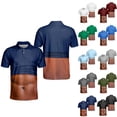 thumbnail image 3 of OIOLOYJM Mens Polo Shirts 3D Print Creativity Performance Short-Sleeve Casual Quick Dry Mesh Golf Shirts Basic Cute Athletic Collared Clothes Army Green 5XL, 3 of 3