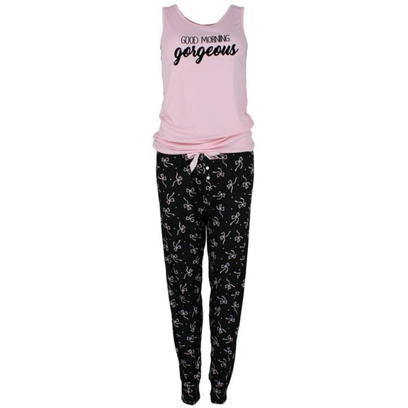Grumpy & Gorgeous  Good Morning Gorgeous Jogger Pajama Set (Women's Plus)