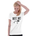 thumbnail image 3 of Bite Me Fish Bait Funny Fishing Humor Womens Slim Fit Graphic Tee Brisco Brands L, 3 of 5