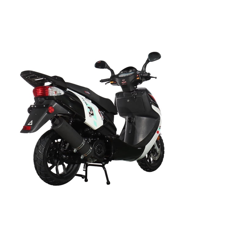 X-Pro 150cc Gas Moped Scooter - Electric/Kick Start, Large