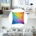 thumbnail image 5 of JRXY Pillow Covers Art Rainbow LGBT Print Throw Pillow Covers Farmhouse Pillowcase Home Decor Living Room House Decorative Cushion Case for Couch 2 pcs White, 5 of 7