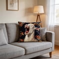 thumbnail image 4 of 18x18 Pillow Cover, Screaming Goat Plush, Funny Animal Throw Pillow with Soft Design, Decorative Pillowcase with Material, Home Decor Accent, Cushion Cover for Bed Couch Chair Bedroom Living Room(F), 4 of 6