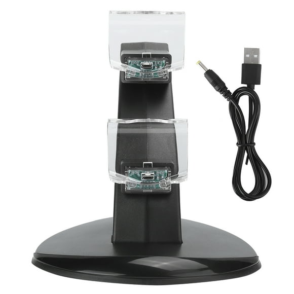 Gamepads Charger,2 in 1 Double Gamepads Desktop Charger Airplane Gamepads Desktop Charger Ultimate Comfort