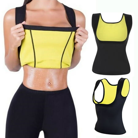 

MISS MOLY Women Neoprene Thermal Cincher Wear Your Own Bra Shapewear Camisole Extra Compression Waist Cincher Extended Tummy Control Black Shaper