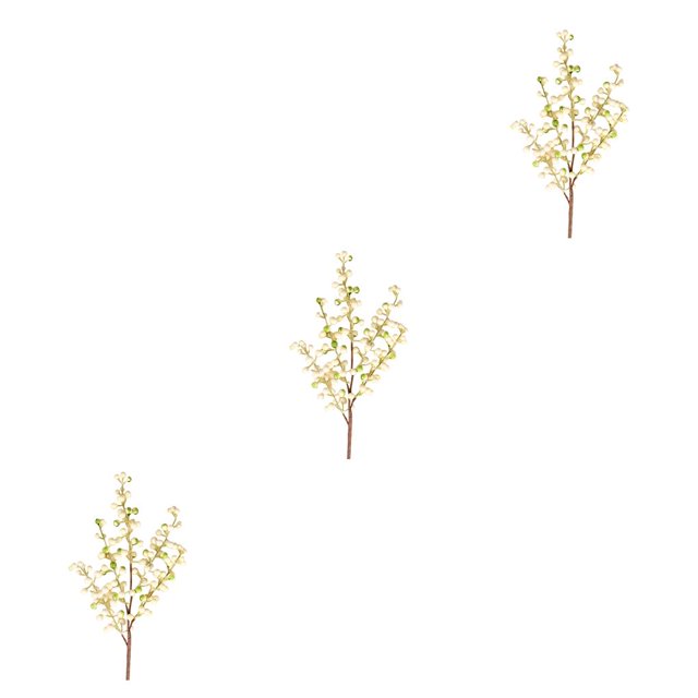 Billuyoard 5 cabezas de plantas artificiales, bayas falsas, flores, Navidad, fiesta en casa, decoración de boda Type4 NO4