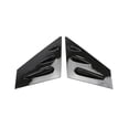 thumbnail image 1 of Pegatina para ventana de alerón de ventana triangular trasera para automóvil de color fibra 2015-2018, color fibra, 1 of 5